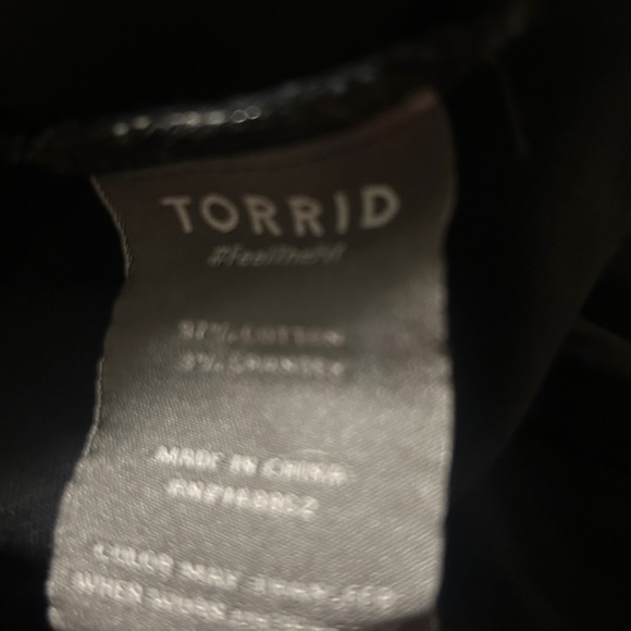 Torrid Stretch Twill Bomber Jacket NWT 2X - Picture 7 of 7